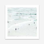 Shop Byron Swimmers (Square) Photo Art Print a coastal themed photography wall art print from The Print Emporium wall artwork collection - Buy Australian made fine art poster and framed prints for the home and your interior decor, TPE-1022-AP