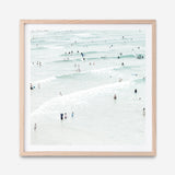 Shop Byron Swimmers (Square) Photo Art Print a coastal themed photography wall art print from The Print Emporium wall artwork collection - Buy Australian made fine art poster and framed prints for the home and your interior decor, TPE-1022-AP