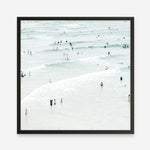 Shop Byron Swimmers (Square) Photo Art Print a coastal themed photography wall art print from The Print Emporium wall artwork collection - Buy Australian made fine art poster and framed prints for the home and your interior decor, TPE-1022-AP