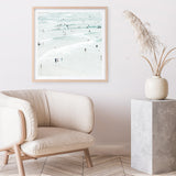 Shop Byron Swimmers (Square) Photo Art Print a coastal themed photography wall art print from The Print Emporium wall artwork collection - Buy Australian made fine art poster and framed prints for the home and your interior decor, TPE-1022-AP