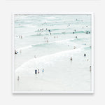 Shop Byron Swimmers (Square) Photo Art Print a coastal themed photography wall art print from The Print Emporium wall artwork collection - Buy Australian made fine art poster and framed prints for the home and your interior decor, TPE-1022-AP