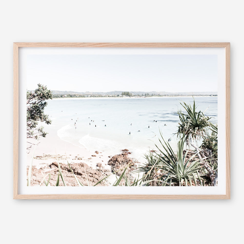 Shop Byron The Pass I Photo Art Print a coastal themed photography wall art print from The Print Emporium wall artwork collection - Buy Australian made fine art poster and framed prints for the home and your interior decor, TPE-1003-AP