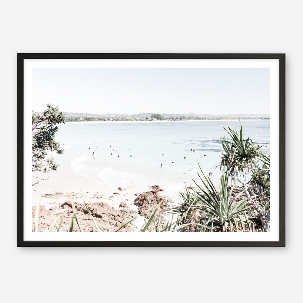 Shop Byron The Pass I Photo Art Print a coastal themed photography wall art print from The Print Emporium wall artwork collection - Buy Australian made fine art poster and framed prints for the home and your interior decor, TPE-1003-AP
