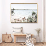 Shop Byron The Pass I Photo Canvas Print a coastal themed photography framed stretched canvas print from The Print Emporium wall artwork collection - Buy Australian made prints for the home and your interior decor space, TPE-1003-CA-35X46-NF