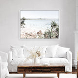 Shop Byron The Pass I Photo Canvas Print a coastal themed photography framed stretched canvas print from The Print Emporium wall artwork collection - Buy Australian made prints for the home and your interior decor space, TPE-1003-CA-35X46-NF
