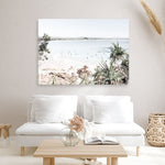 Shop Byron The Pass I Photo Canvas Print a coastal themed photography framed stretched canvas print from The Print Emporium wall artwork collection - Buy Australian made prints for the home and your interior decor space, TPE-1003-CA-35X46-NF