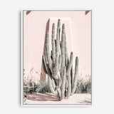 Shop Cacti Villa I Photo Canvas Print a Moroccan desert boho themed photography framed stretched canvas print from The Print Emporium wall artwork collection - Buy Australian made prints for the home and your interior decor space, TPE-816-CA-35X46-NF
