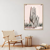 Shop Cacti Villa I Photo Canvas Print a Moroccan desert boho themed photography framed stretched canvas print from The Print Emporium wall artwork collection - Buy Australian made prints for the home and your interior decor space, TPE-816-CA-35X46-NF