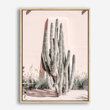 Shop Cacti Villa I Photo Canvas Print a Moroccan desert boho themed photography framed stretched canvas print from The Print Emporium wall artwork collection - Buy Australian made prints for the home and your interior decor space, TPE-816-CA-35X46-NF