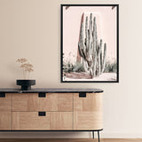 Shop Cacti Villa I Photo Canvas Print a Moroccan desert boho themed photography framed stretched canvas print from The Print Emporium wall artwork collection - Buy Australian made prints for the home and your interior decor space, TPE-816-CA-35X46-NF
