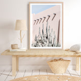 Shop Cacti Villa II Photo Art Print a Moroccan desert boho themed photography wall art print from The Print Emporium wall artwork collection - Buy Australian made fine art poster and framed prints for the home and your interior decor room, TPE-817-AP