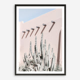Shop Cacti Villa II Photo Art Print a Moroccan desert boho themed photography wall art print from The Print Emporium wall artwork collection - Buy Australian made fine art poster and framed prints for the home and your interior decor room, TPE-817-AP