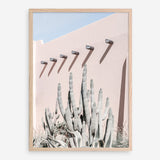 Shop Cacti Villa II Photo Art Print a Moroccan desert boho themed photography wall art print from The Print Emporium wall artwork collection - Buy Australian made fine art poster and framed prints for the home and your interior decor room, TPE-817-AP