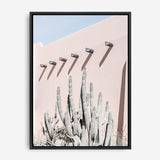 Shop Cacti Villa II Photo Canvas Print a Moroccan desert boho themed photography framed stretched canvas print from The Print Emporium wall artwork collection - Buy Australian made prints for the home and your interior decor space, TPE-817-CA-35X46-NF