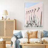 Shop Cacti Villa II Photo Canvas Print a Moroccan desert boho themed photography framed stretched canvas print from The Print Emporium wall artwork collection - Buy Australian made prints for the home and your interior decor space, TPE-817-CA-35X46-NF