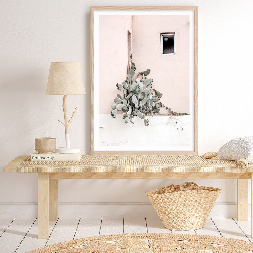 Shop Cacti Villa III Photo Art Print a Moroccan desert boho themed photography wall art print from The Print Emporium wall artwork collection - Buy Australian made fine art poster and framed prints for the home and your interior decor room, TPE-818-AP