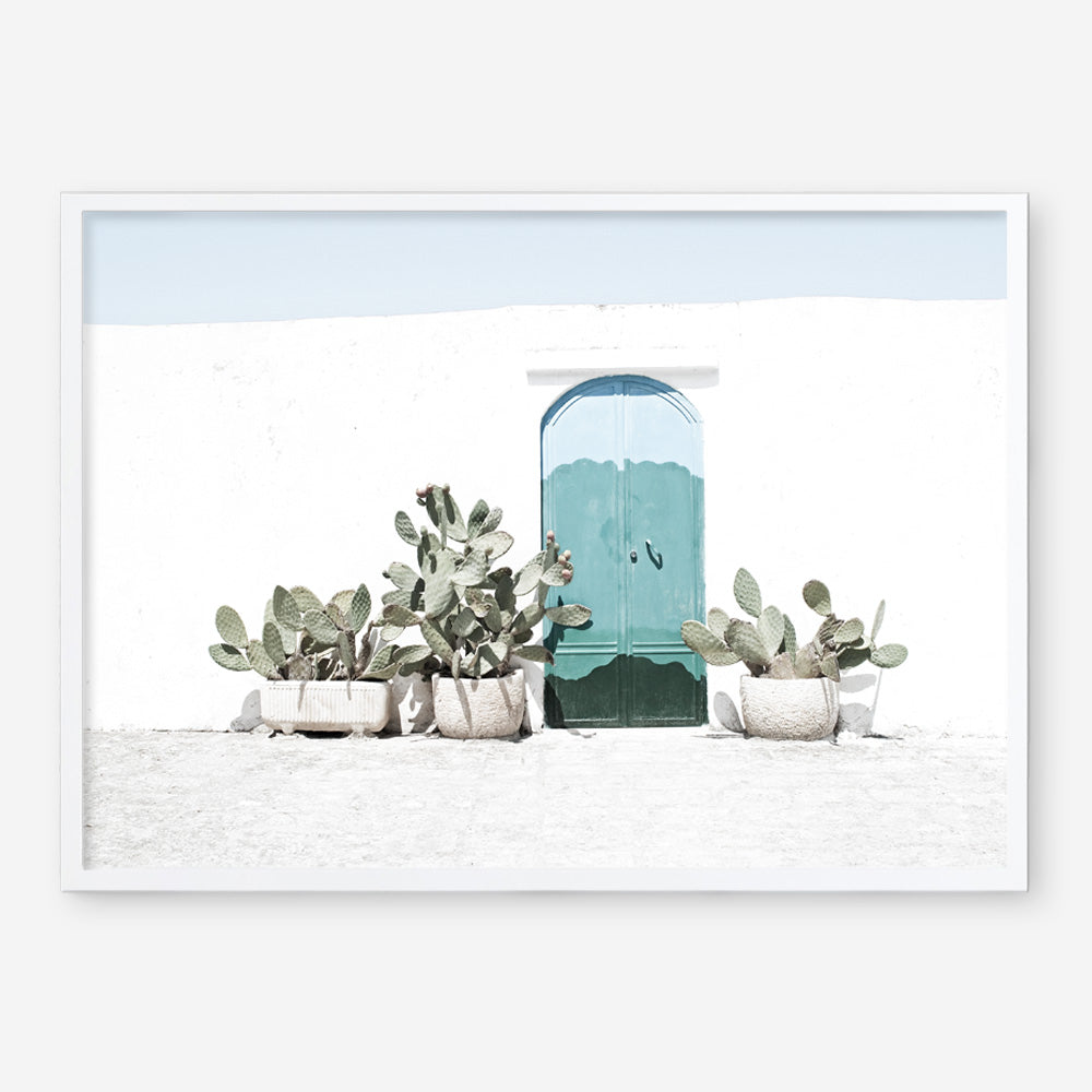 Shop Cactus Doorway Photo Art Print a Moroccan desert boho themed photography wall art print from The Print Emporium wall artwork collection - Buy Australian made fine art poster and framed prints for the home and your interior decor room, TPE-923-AP