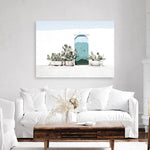 Shop Cactus Doorway Photo Canvas Print a Moroccan desert boho themed photography framed stretched canvas print from The Print Emporium wall artwork collection - Buy Australian made prints for the home and your interior decor space, TPE-923-CA-35X46-NF