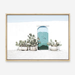 Shop Cactus Doorway Photo Canvas Print a Moroccan desert boho themed photography framed stretched canvas print from The Print Emporium wall artwork collection - Buy Australian made prints for the home and your interior decor space, TPE-923-CA-35X46-NF