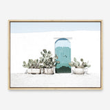 Shop Cactus Doorway Photo Canvas Print a Moroccan desert boho themed photography framed stretched canvas print from The Print Emporium wall artwork collection - Buy Australian made prints for the home and your interior decor space, TPE-923-CA-35X46-NF