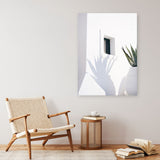 Shop Cactus Shadow Photo Canvas Print a coastal themed photography framed stretched canvas print from The Print Emporium wall artwork collection - Buy Australian made prints for the home and your interior decor space, TPE-1278-CA-35X46-NF