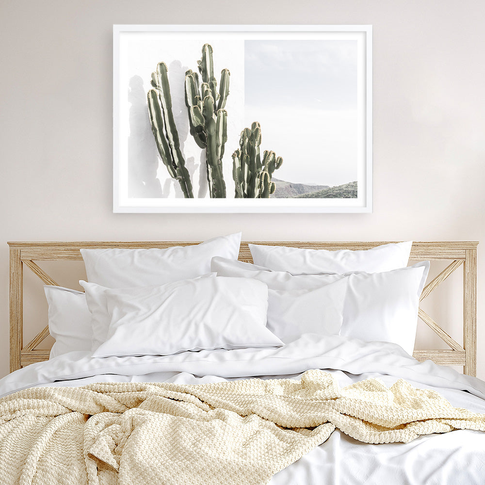 Shop Cactus Summer Photo Art Print a coastal themed photography wall art print from The Print Emporium wall artwork collection - Buy Australian made fine art poster and framed prints for the home and your interior decor, TPE-837-AP