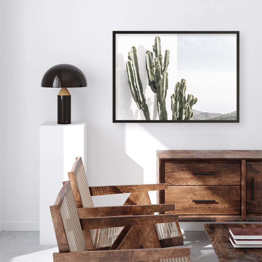 Shop Cactus Summer Photo Art Print a coastal themed photography wall art print from The Print Emporium wall artwork collection - Buy Australian made fine art poster and framed prints for the home and your interior decor, TPE-837-AP
