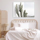Shop Cactus Summer Photo Canvas Print a coastal themed photography framed stretched canvas print from The Print Emporium wall artwork collection - Buy Australian made prints for the home and your interior decor space, TPE-837-CA-35X46-NF