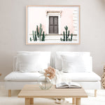 Shop Cactus Villa I Photo Art Print a Moroccan desert boho themed photography wall art print from The Print Emporium wall artwork collection - Buy Australian made fine art poster and framed prints for the home and your interior decor room, TPE-1283-AP