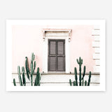 Shop Cactus Villa I Photo Art Print a Moroccan desert boho themed photography wall art print from The Print Emporium wall artwork collection - Buy Australian made fine art poster and framed prints for the home and your interior decor room, TPE-1283-AP