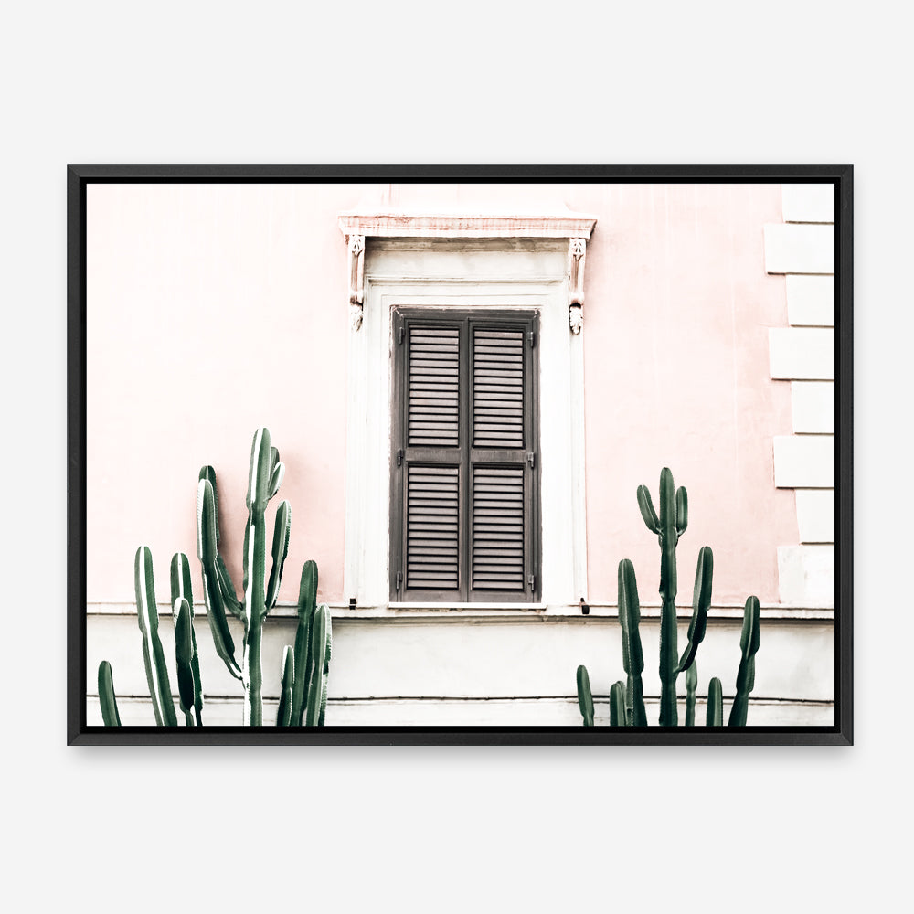 Shop Cactus Villa I Photo Canvas Print a Moroccan desert boho themed photography framed stretched canvas print from The Print Emporium wall artwork collection - Buy Australian made prints for the home and your interior decor space, TPE-1283-CA-35X46-NF