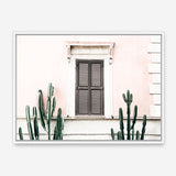 Shop Cactus Villa I Photo Canvas Print a Moroccan desert boho themed photography framed stretched canvas print from The Print Emporium wall artwork collection - Buy Australian made prints for the home and your interior decor space, TPE-1283-CA-35X46-NF
