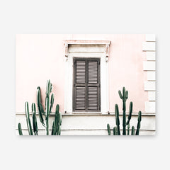 Shop Cactus Villa I Photo Canvas Print a Moroccan desert boho themed photography framed stretched canvas print from The Print Emporium wall artwork collection - Buy Australian made prints for the home and your interior decor space, TPE-1283-CA-35X46-NF