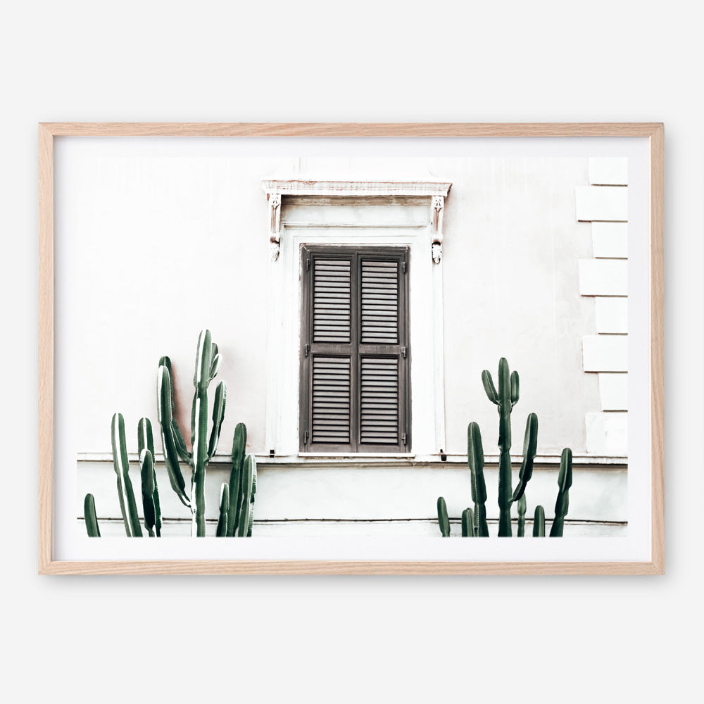 Shop Cactus Villa II Photo Art Print a Moroccan desert boho themed photography wall art print from The Print Emporium wall artwork collection - Buy Australian made fine art poster and framed prints for the home and your interior decor room, TPE-1284-AP