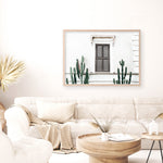 Shop Cactus Villa II Photo Art Print a Moroccan desert boho themed photography wall art print from The Print Emporium wall artwork collection - Buy Australian made fine art poster and framed prints for the home and your interior decor room, TPE-1284-AP