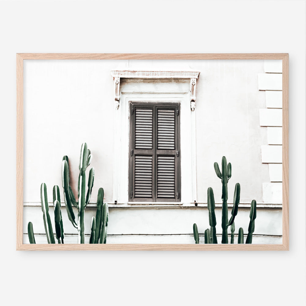 Shop Cactus Villa II Photo Art Print a Moroccan desert boho themed photography wall art print from The Print Emporium wall artwork collection - Buy Australian made fine art poster and framed prints for the home and your interior decor room, TPE-1284-AP