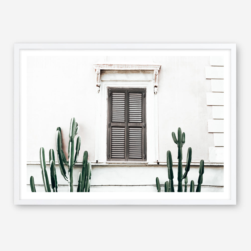 Shop Cactus Villa II Photo Art Print a Moroccan desert boho themed photography wall art print from The Print Emporium wall artwork collection - Buy Australian made fine art poster and framed prints for the home and your interior decor room, TPE-1284-AP
