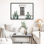 Shop Cactus Villa II Photo Art Print a Moroccan desert boho themed photography wall art print from The Print Emporium wall artwork collection - Buy Australian made fine art poster and framed prints for the home and your interior decor room, TPE-1284-AP