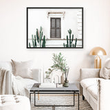 Shop Cactus Villa II Photo Art Print a Moroccan desert boho themed photography wall art print from The Print Emporium wall artwork collection - Buy Australian made fine art poster and framed prints for the home and your interior decor room, TPE-1284-AP