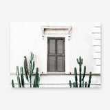 Shop Cactus Villa II Photo Canvas Print a Moroccan desert boho themed photography framed stretched canvas print from The Print Emporium wall artwork collection - Buy Australian made prints for the home and your interior decor space, TPE-1284-CA-35X46-NF