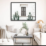 Shop Cactus Villa II Photo Canvas Print a Moroccan desert boho themed photography framed stretched canvas print from The Print Emporium wall artwork collection - Buy Australian made prints for the home and your interior decor space, TPE-1284-CA-35X46-NF