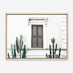 Shop Cactus Villa II Photo Canvas Print a Moroccan desert boho themed photography framed stretched canvas print from The Print Emporium wall artwork collection - Buy Australian made prints for the home and your interior decor space, TPE-1284-CA-35X46-NF