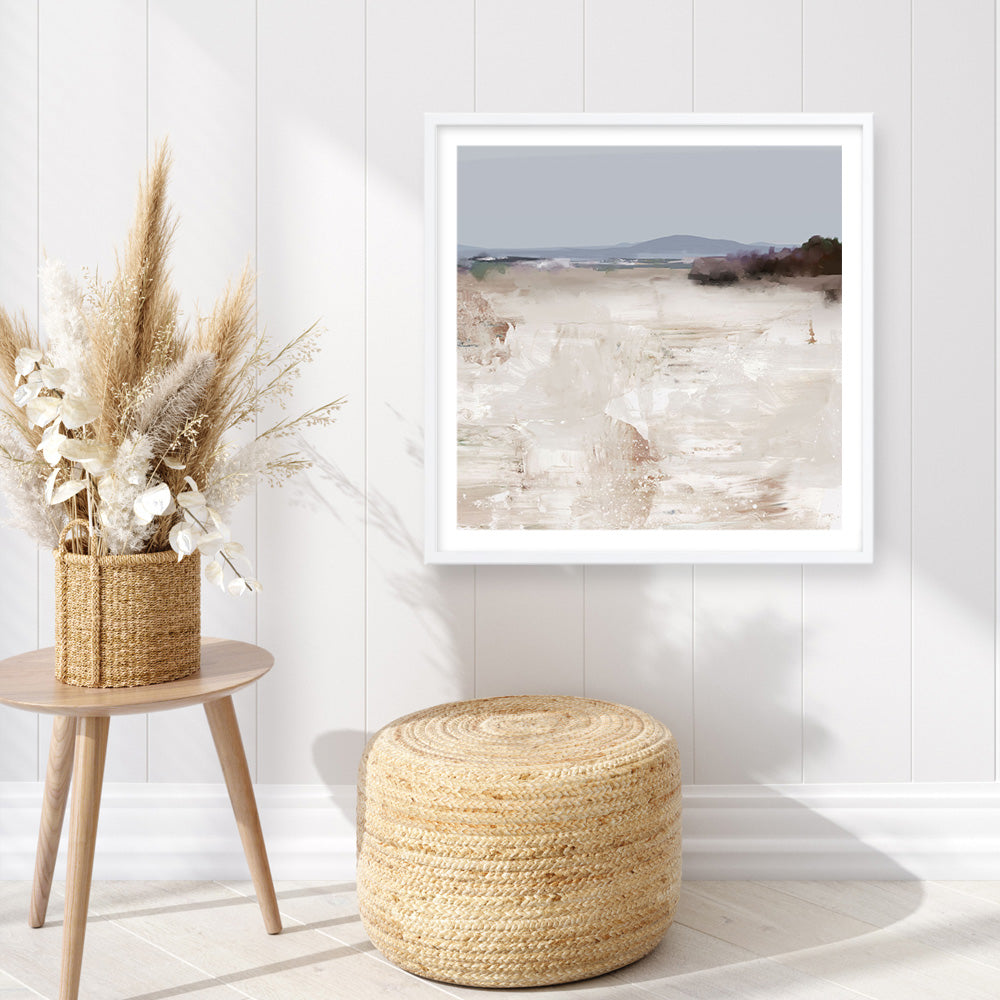 Shop Cali (Square) Art Print a painted abstract themed wall art print from The Print Emporium wall artwork collection - Buy Australian made fine art painting style poster and framed prints for the home and your interior decor room, TPE-DH-152-AP