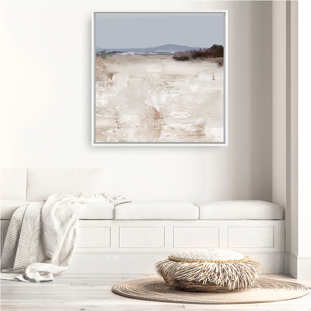 Shop Cali (Square) Canvas Print a painted abstract themed framed canvas wall art print from The Print Emporium artwork collection - Buy Australian made fine art painting style stretched canvas prints for the home and your interior decor space, TPE-DH-152-CA-40X40-NF