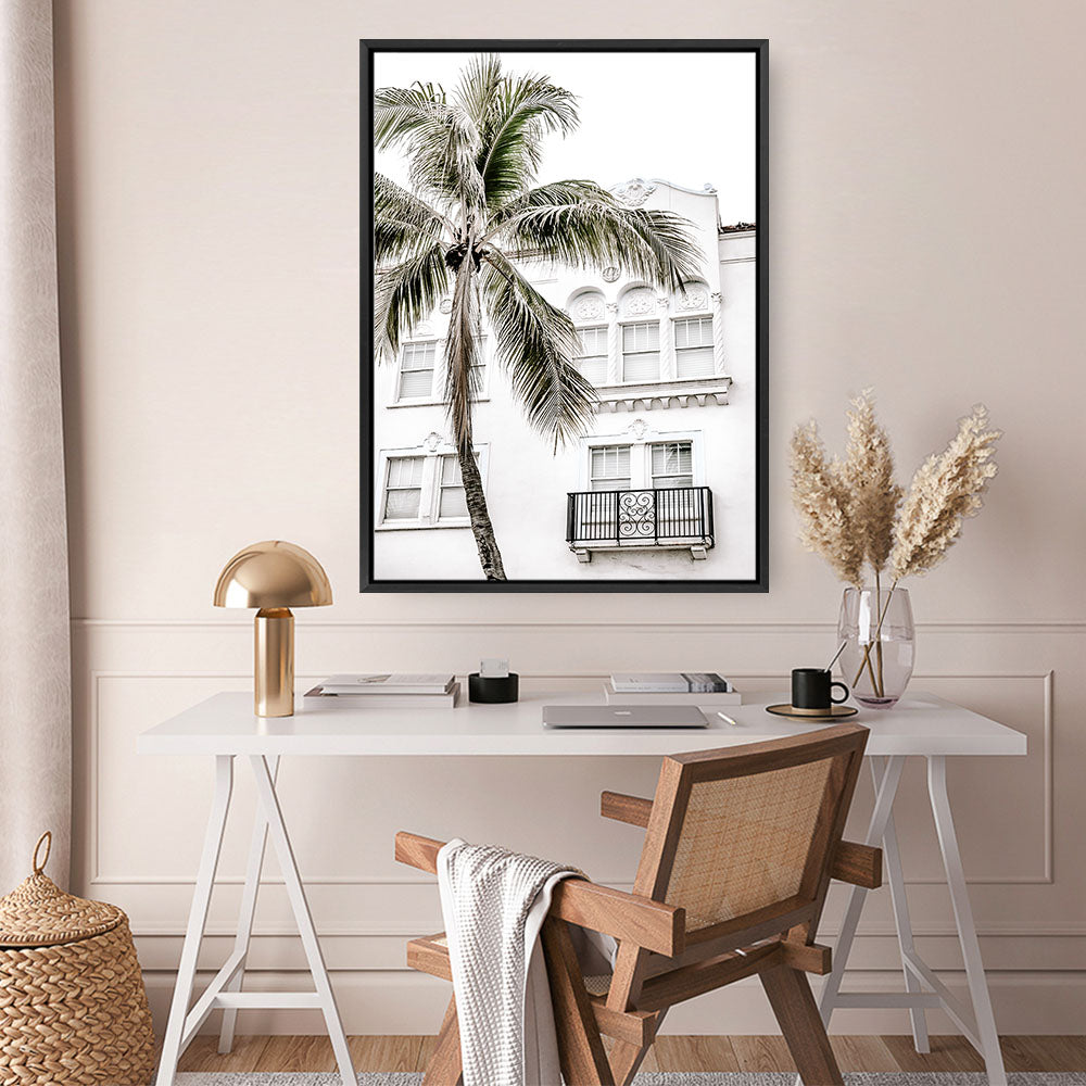 Shop California Casa Photo Canvas Print a coastal themed photography framed stretched canvas print from The Print Emporium wall artwork collection - Buy Australian made prints for the home and your interior decor space, TPE-1010-CA-35X46-NF