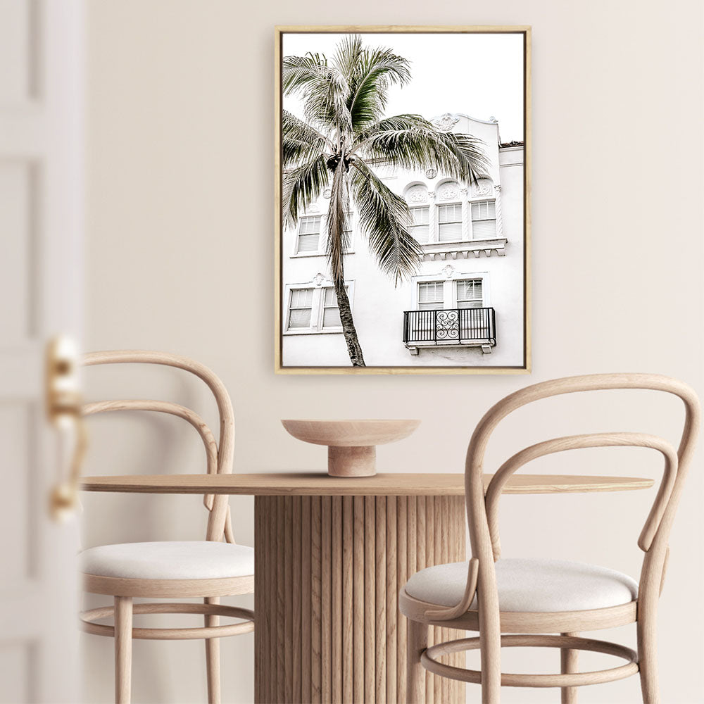 Shop California Casa Photo Canvas Print a coastal themed photography framed stretched canvas print from The Print Emporium wall artwork collection - Buy Australian made prints for the home and your interior decor space, TPE-1010-CA-35X46-NF