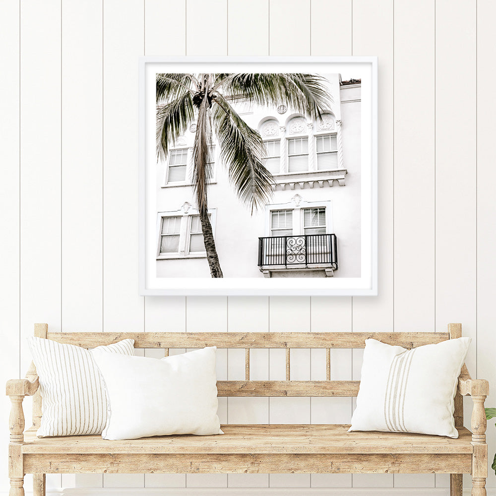 Shop California Casa (Square) Photo Art Print a coastal themed photography wall art print from The Print Emporium wall artwork collection - Buy Australian made fine art poster and framed prints for the home and your interior decor, TPE-1020-AP