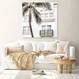 Shop California Casa (Square) Photo Canvas a coastal themed photography framed stretched canvas print from The Print Emporium wall artwork collection - Buy Australian made prints for the home and your interior decor space, TPE-1020-CA-40X40-NF