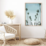 Shop California Palms Art Print a coastal themed painted wall art print from The Print Emporium wall artwork collection - Buy Australian made fine art painting style poster and framed prints for the home and your interior decor room, TPE-044-AP