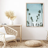 Shop California Palms Art Print a coastal themed painted wall art print from The Print Emporium wall artwork collection - Buy Australian made fine art painting style poster and framed prints for the home and your interior decor room, TPE-044-AP